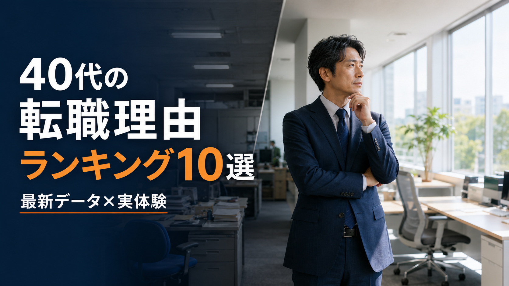 40代の転職理由ランキング10選｜本音と面接例文を経験者が解説