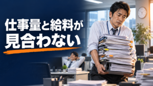 仕事量と給料が見合わない!不公平が起きる原因と対処法5選
