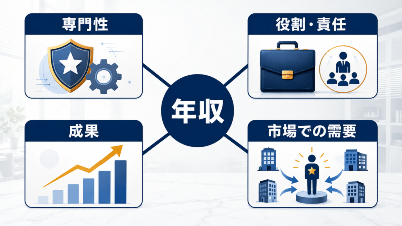 給料を決めるのは4つの価値