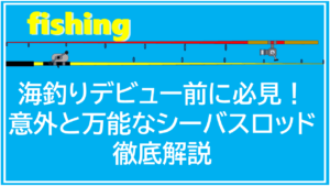 海釣りデビュー前に必見!意外と万能なシーバスロッド徹底解説
