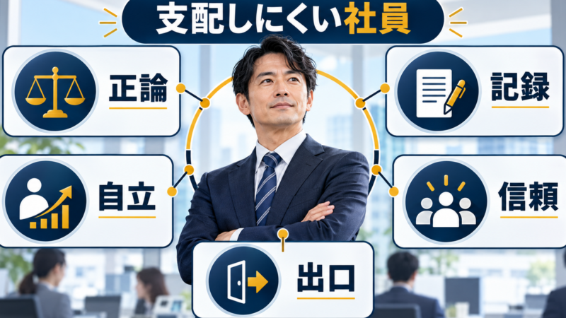 将軍が嫌う支配しにくい社員の5つの共通点
